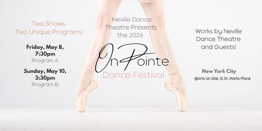NYC's On Pointe Dance Festival, 2026