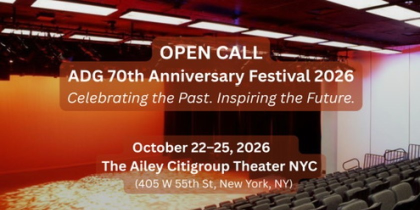 OPEN CALL: ADG 70th Anniversary Festival 2026 - Celebrating the Past, Inspiring the Future 