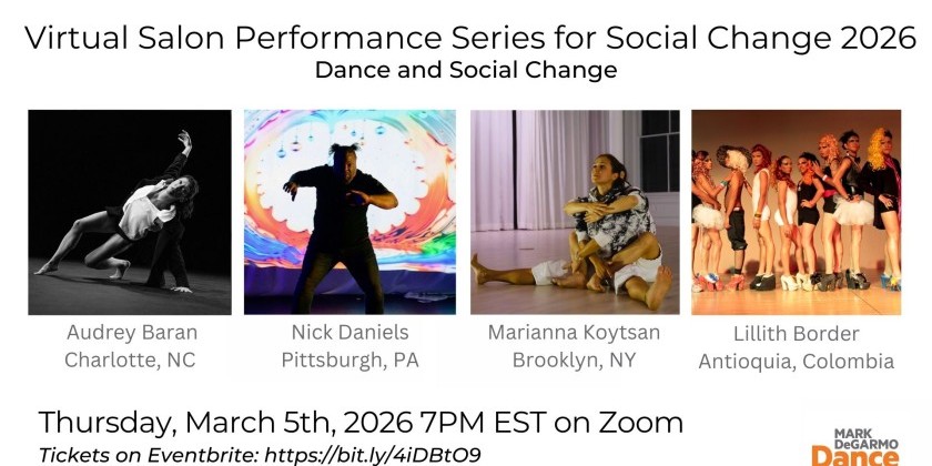 Virtual Salon Performance Series for Social Change