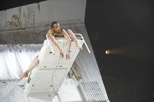 Edward Watson as Gregor Samsa The Metamorphosis. Photo by Danielle McGarry.