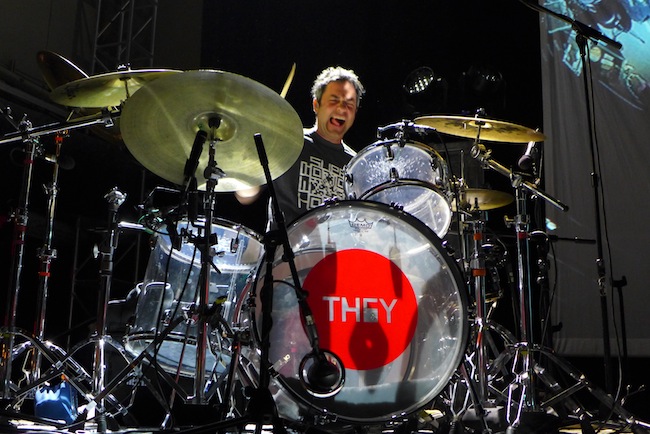 Marty Beller playing the drums. Photo by Johnathan Reale.