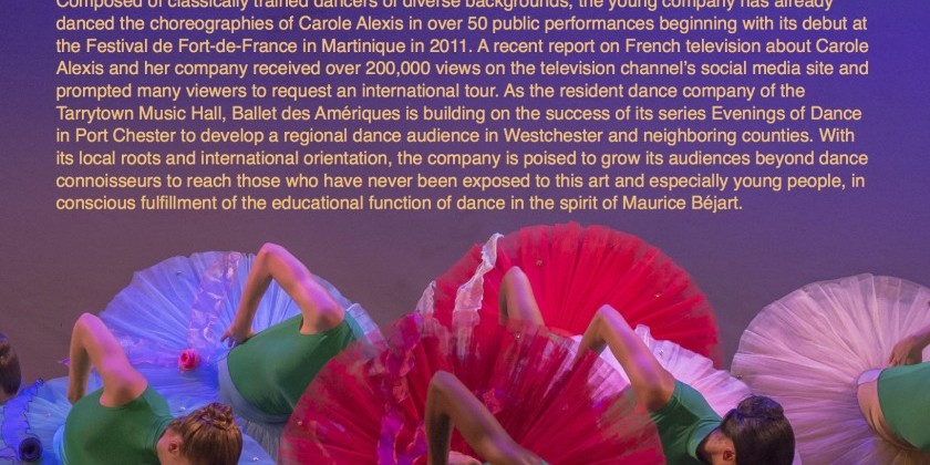 Ballet des Am&eacute;riques seeks classically and modern trained dancers &ndash; men and women 