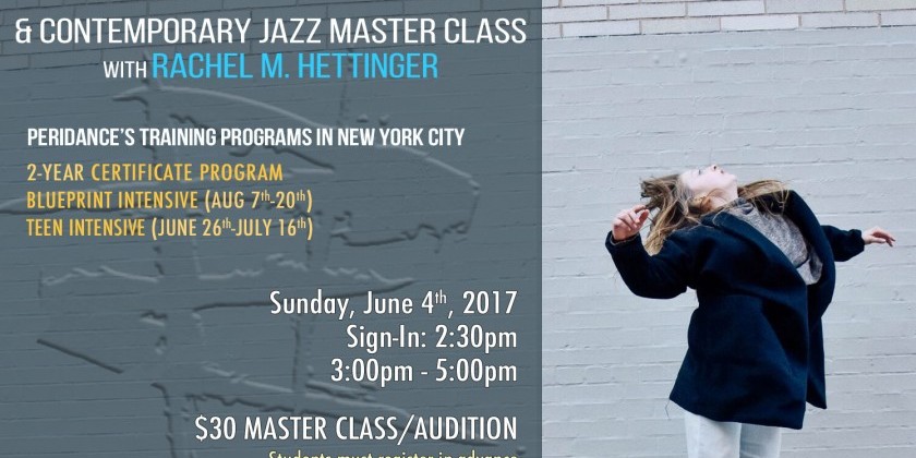 BERKELEY HEIGHTS, NJ: Peridance NJ Audition Tour