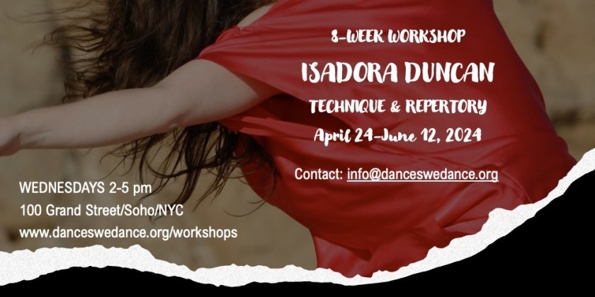 Dances We Dance's Workshop with Final Student Showing (APPLY BY MAR 20)