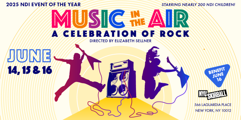 National Dance Institute’s (NDI’s) 2025 Event of the Year, “Music In The Air: A Celebration of Rock”