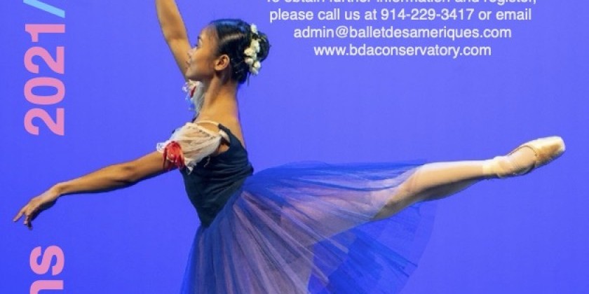 Audition for Carole Alexis Ballet Theatre/Ballet des Am&eacute;riques 2022-23 Conservatory and Trainee Programs