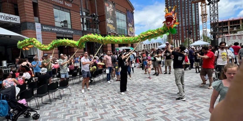 Dragon Procession  ﻿from NJPAC to Newark Museum