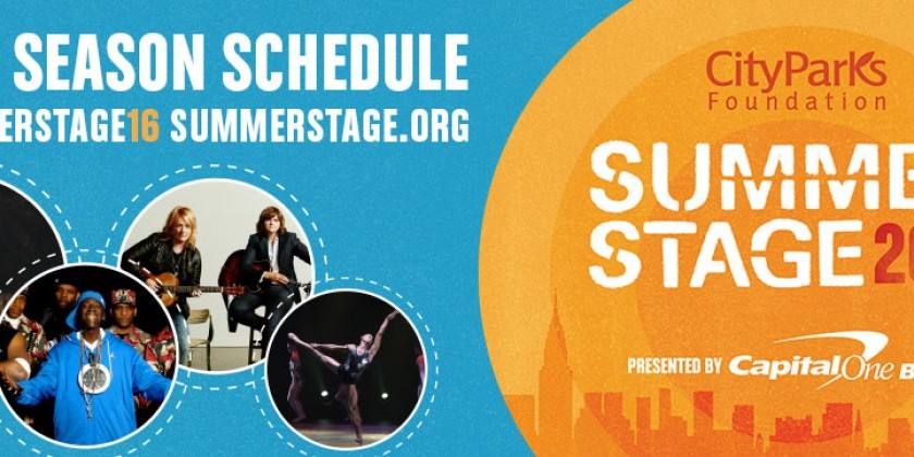 SUMMERSTAGE 2016 Season