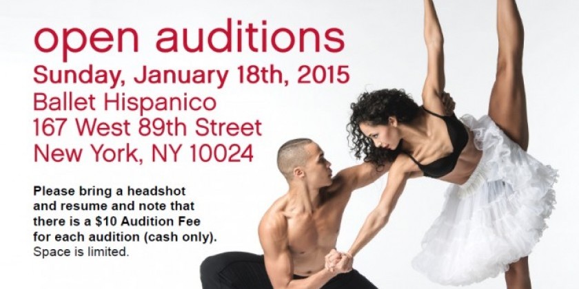 OPEN AUDITIONS for Ballet Hispanico