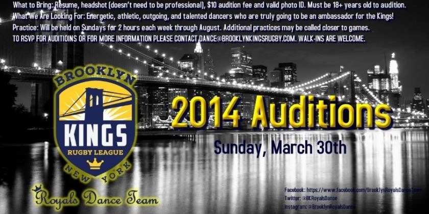 Tryouts For The Brand New 2014 Brooklyn Royals Dance Team