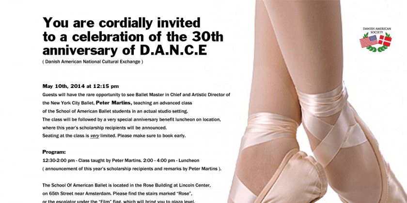 D.A.N.C.E 30th INVITATION&rlm; 