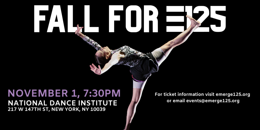 "Fall for E125" with Tiffany Rea-Fisher and EMERGE125