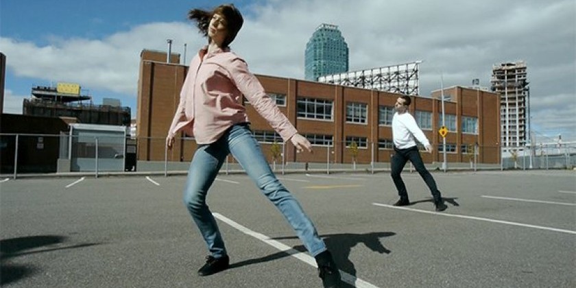 "Typography, images, landscape, heightened drama" at Abrons Art Center