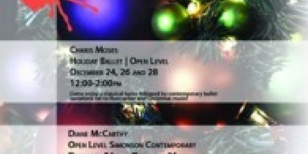 Special Holiday Dance Classes