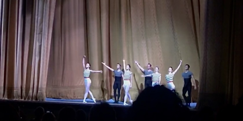 Dances at a Gathering (1969) by Jerome Robbins and Everywhere We Go (2014) by Justin Peck.