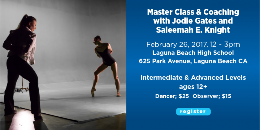 LAGUNA BEACH, CA: Master Class with Jodie Gates & Saleemah E. Knight