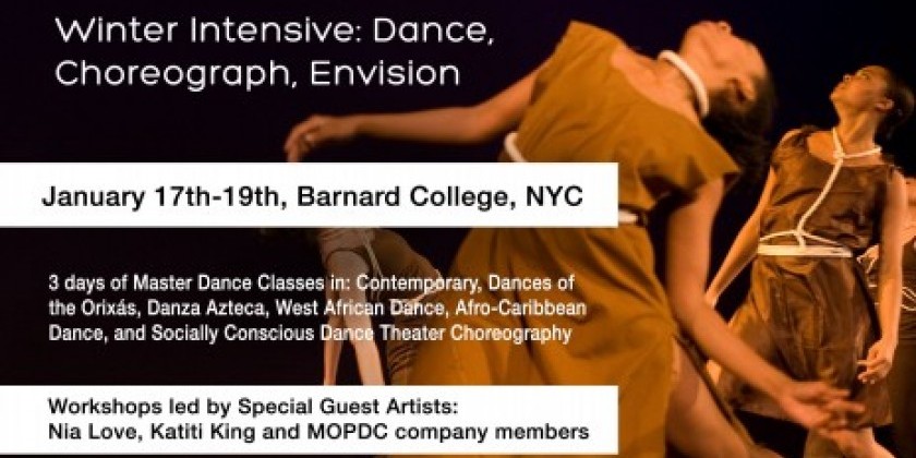 MOPDC's Winter Intensive: Dance, Choreograph, Envision