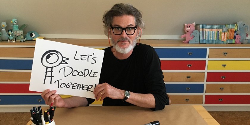 In Response to COVID-19 Closures, Kennedy Center Artist-In-Residence Mo Willems Invites Us Into His Studio To Make Art