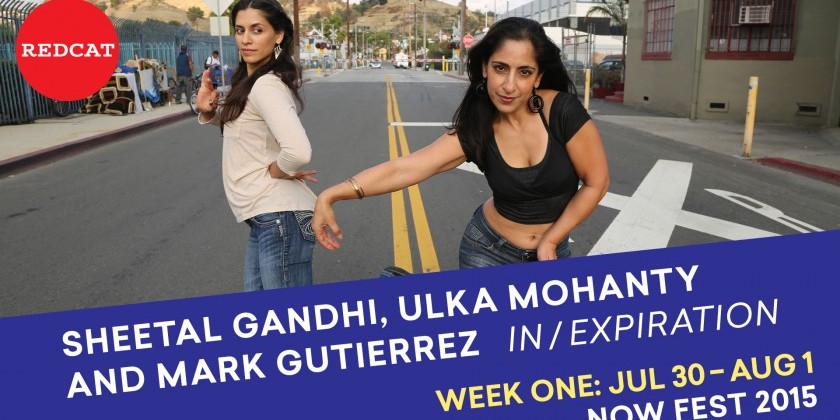 Sheetal Gandhi, Ulka Mohanty and Mark Gutierre present "In|Expiration" at the 2015 REDCAT NOW Fest