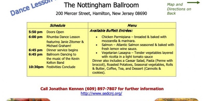 HAMILTON, NJ: Welcome Back! First Dance of the Saturday Evening Dance Club&rsquo;s 2023-24 Season