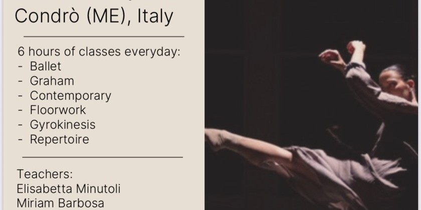 Workshop in ITALY with Sandsilk Dance Company + possible performance opportunity.