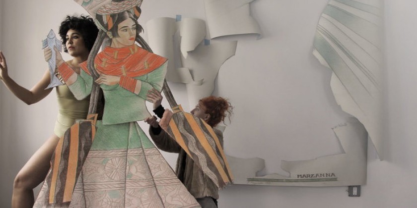 "Slavic Goddesses&mdash;A Wreath of Ceremonies" by Paulina Olowska 