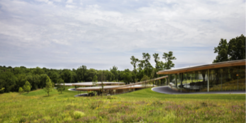 NEW CANAAN, CT: Unveiling of "Moon Love Dreaming" by Beatriz Milhazes, featuring Wendy Whelan 