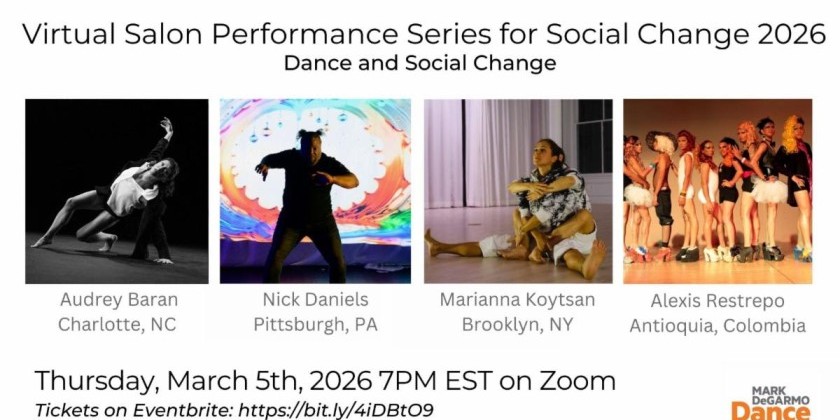Community, Care, and Support: Mark DeGarmo Dance's Virtual Salon Performance Series