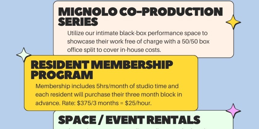 METUCHEN, NJ: Mignolo Arts Center Offerings