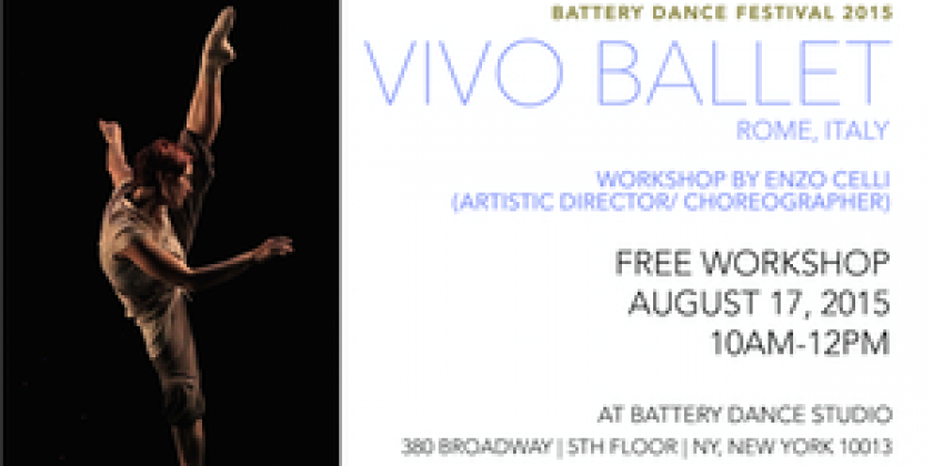  VIVO Ballet FREE Dance Workshop - Battery Dance Festival 2015