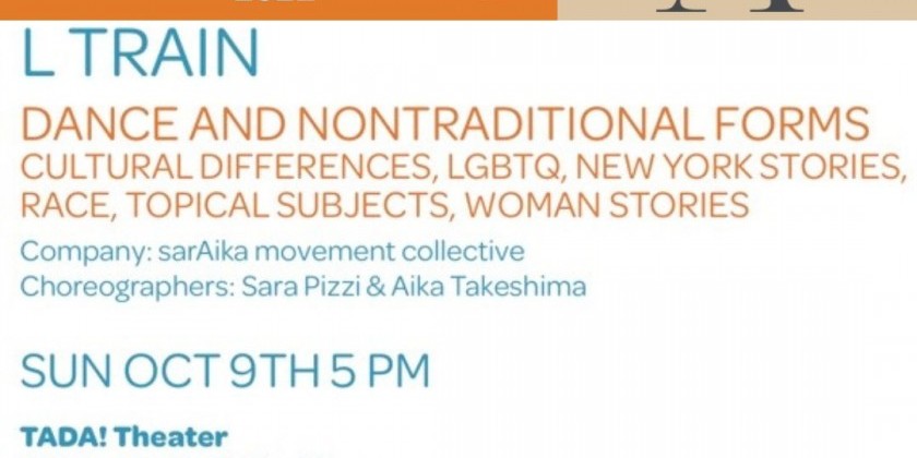 sarAika for Emerging Artists New Work Series Fall 2022 present "L TRAIN" 