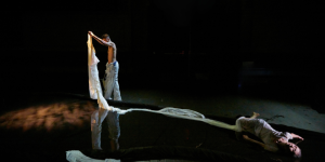 IMPRESSIONS: Eiko Otake and DonChristian Jones in "SOAK" at Harlem Stage