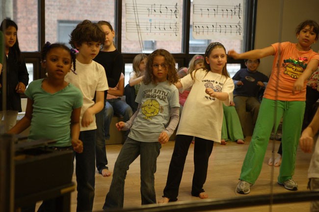 Group 1 Practices Standing , Group 2 Practices Seated in the Back