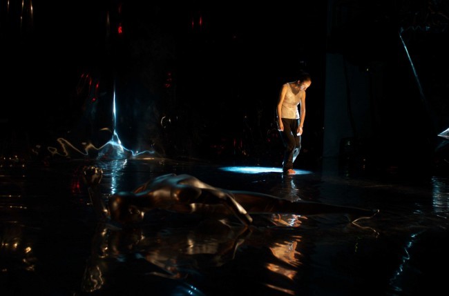 Garnica LEIMAY in FURNACE at the CAVE NY Butoh Festival 2009.Yana Kraeva: Photographer