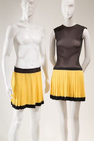 Versace, man and woman&acirc;&euro;&trade;s costume for Herman Schmerman, 1992, lent by New York City Ballet. Photograph &Acirc;&copy; The Museum at FIT.