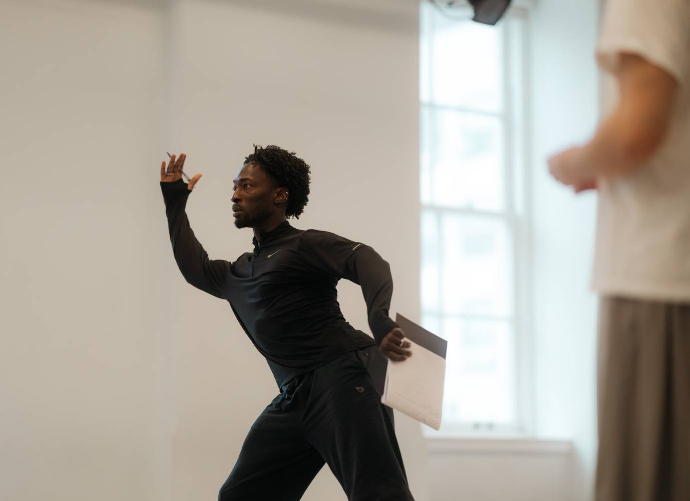 Gilbert T. Small ll in the Studio 