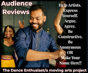 People Joyfully Dancing in an ad to encourage our audience to share their enthusiasm and write about dance they see 